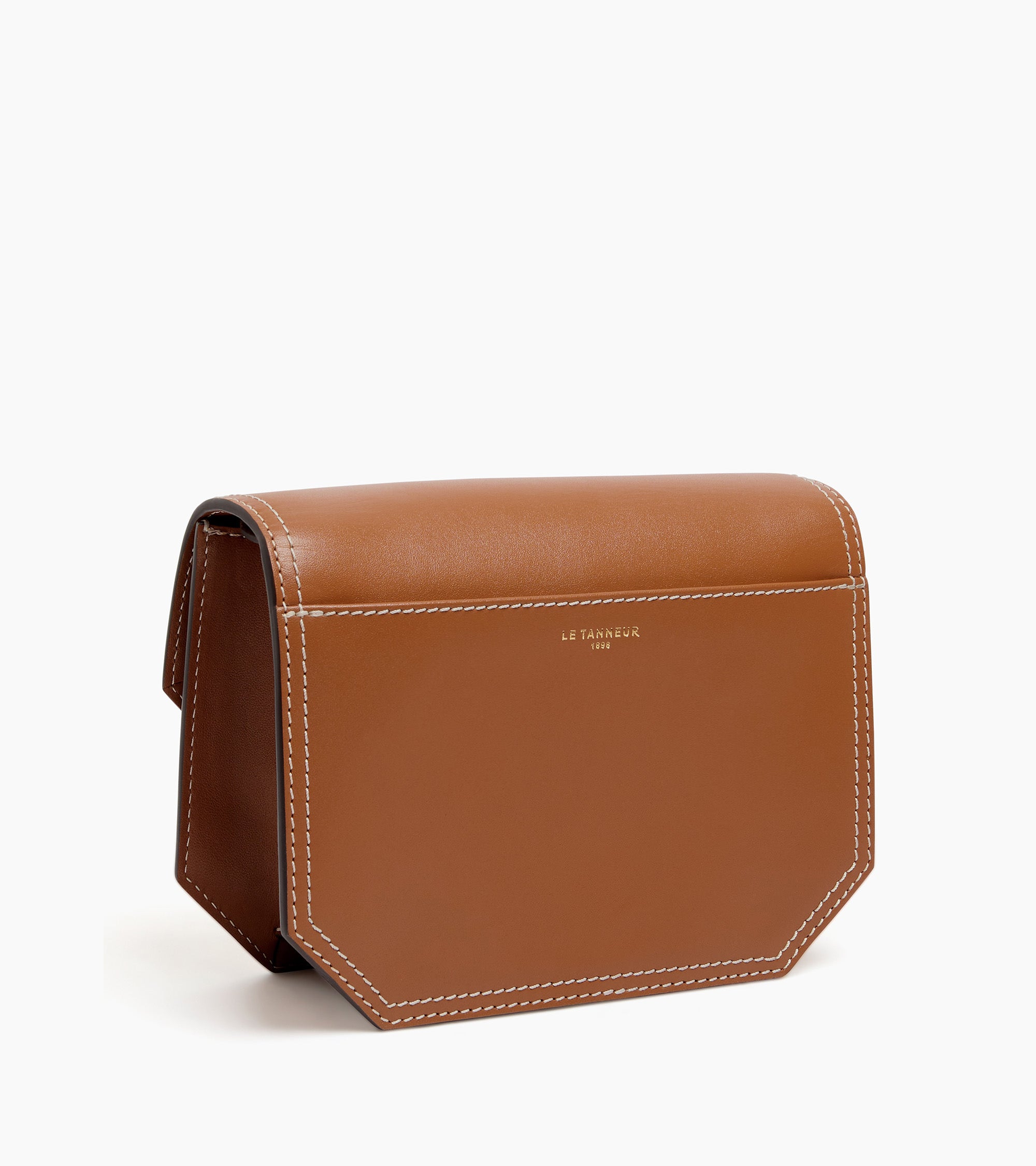 Bolso bandolera pequeño Rose de cuero liso