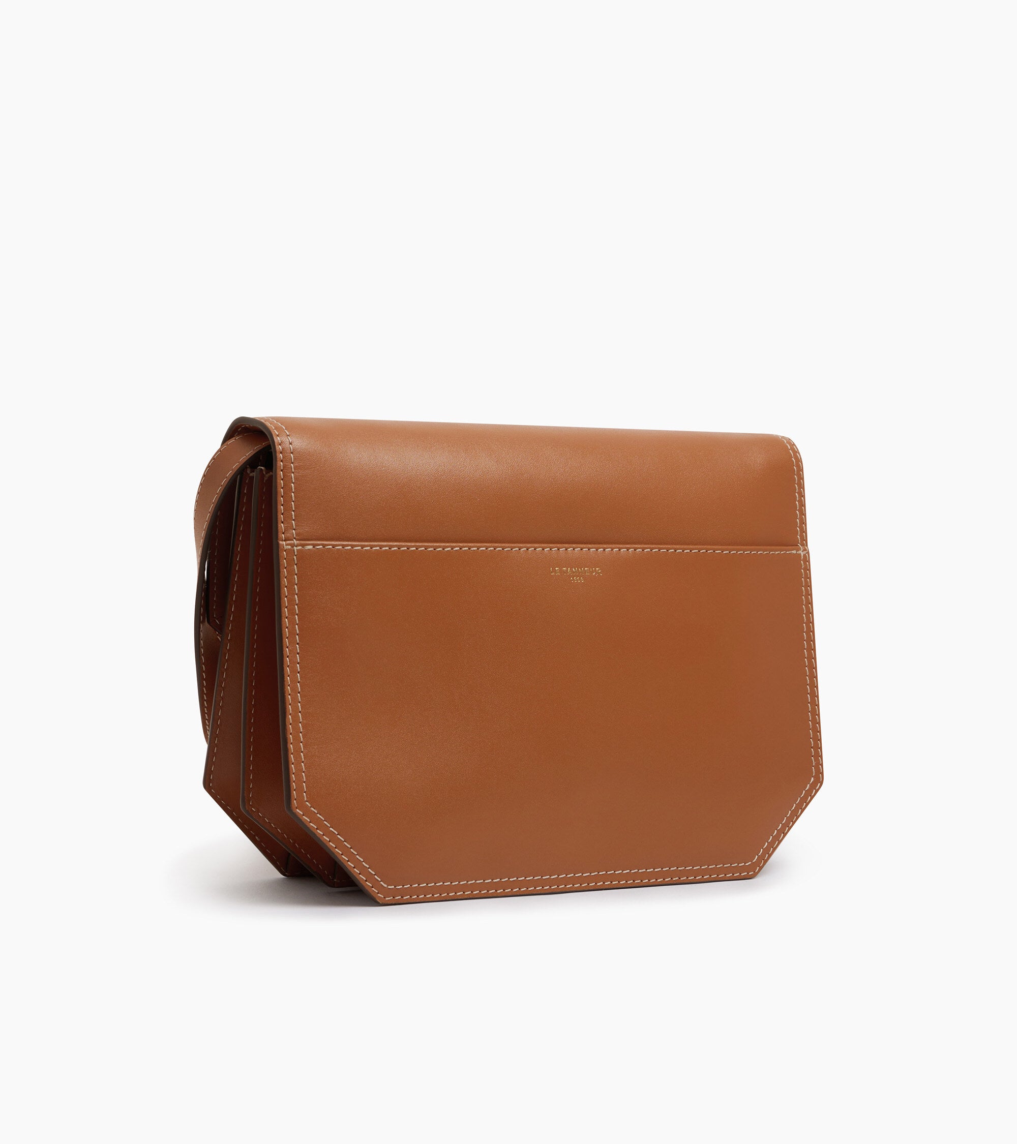 Bolso bandolera mediano Rose de cuero liso
