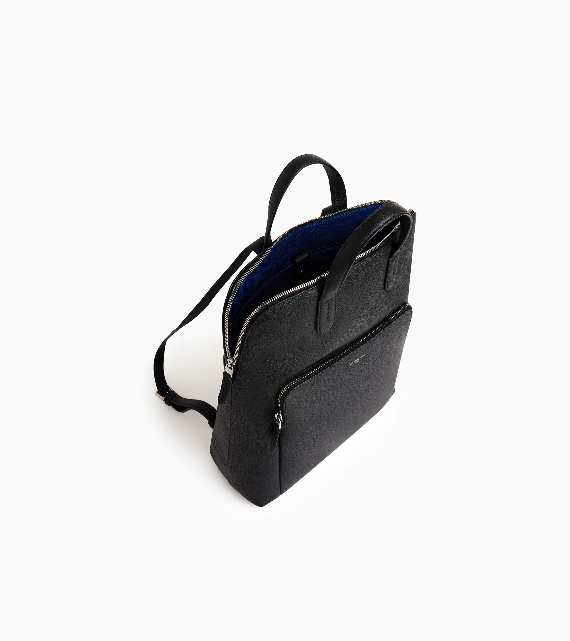 Mochila business con cremallera Sophie de piel texturizada