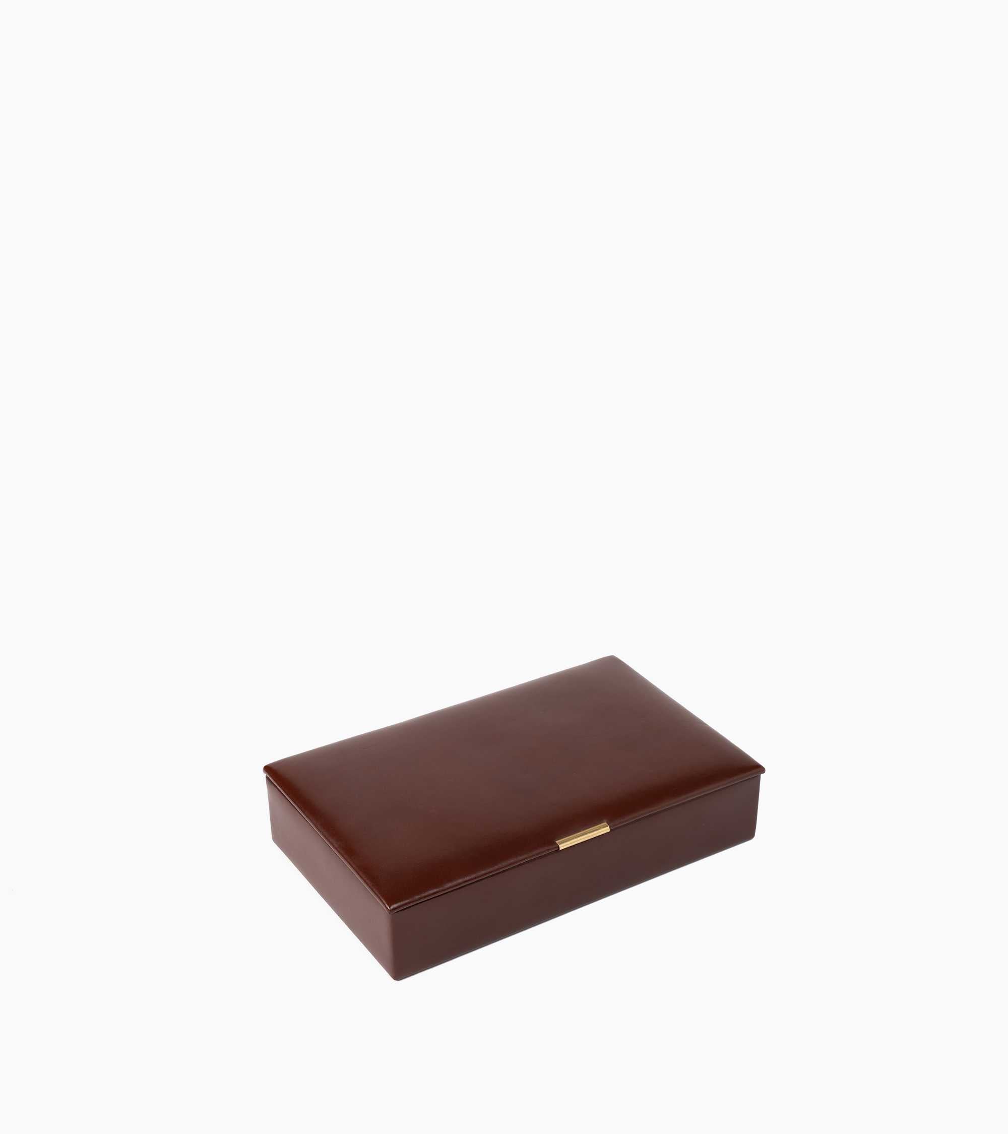 Estuche para juegos de bridge modelo pequeño de piel