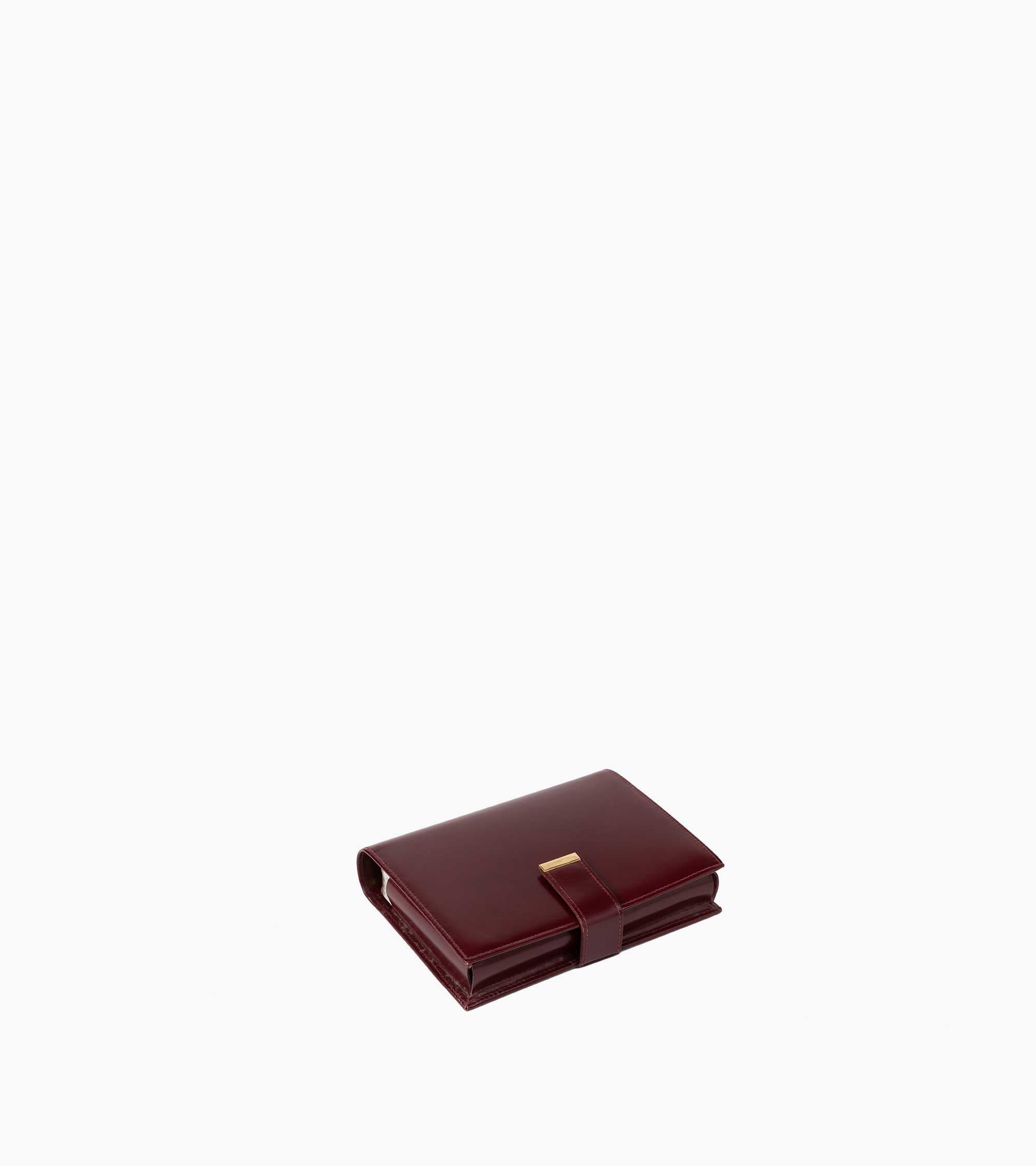 Estuche para cartas de bridge modelo pequeño de piel